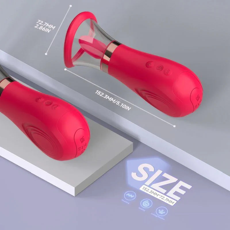 Sybil 3-in-1 Sucking Licking Tickling Stimulator - Take A Peek