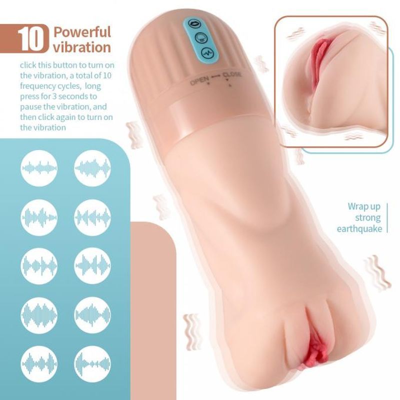 Suctroker Dual Density Vibrating Sucking Vaginal Masturbator V2.0 - Take A Peek