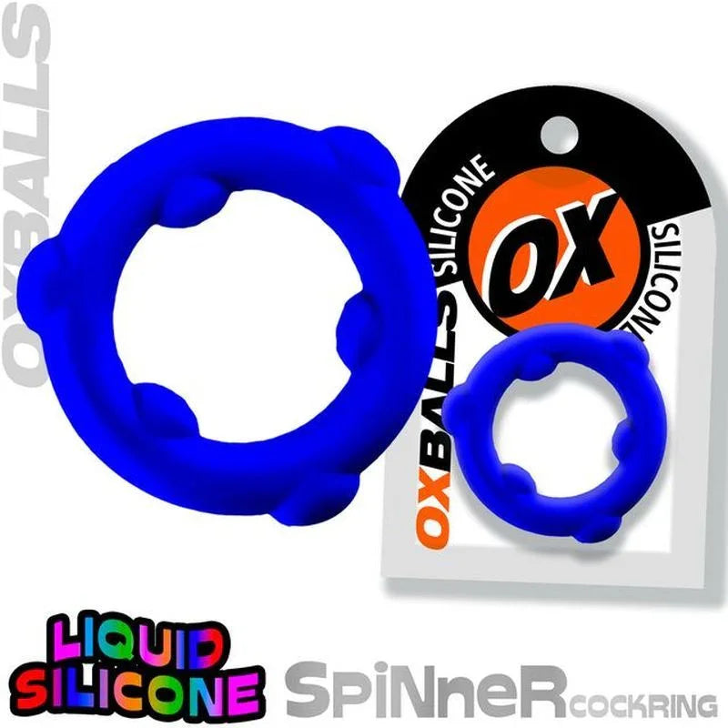Spinner Silicone Ring Blue