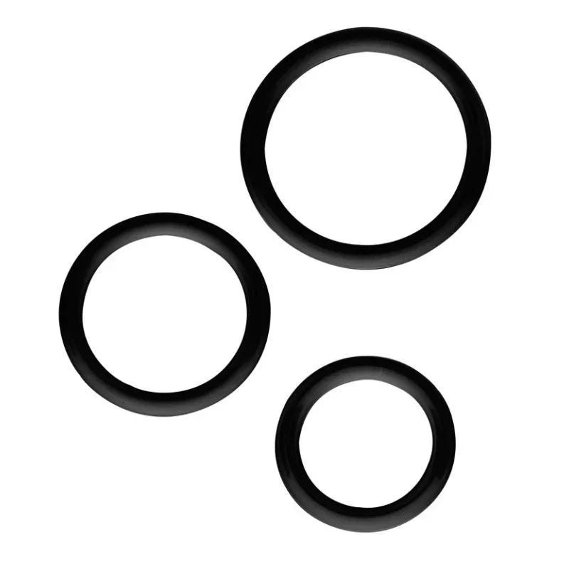 Magnum Force Cock Ring Set Black - Take A Peek