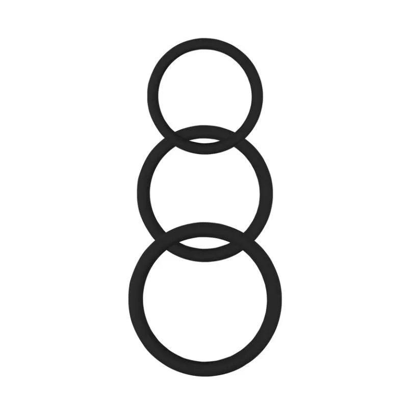 Magnum Force Cock Ring Set Black - Take A Peek