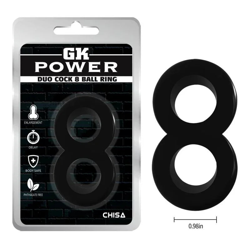 Duo Cock 8 Ball Ring - Take A Peek