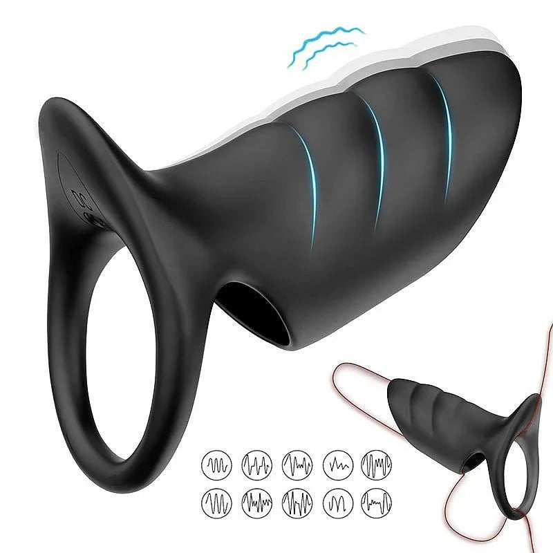 Surge Vibrating Penis Sleeve Cock Ring - Take A Peek