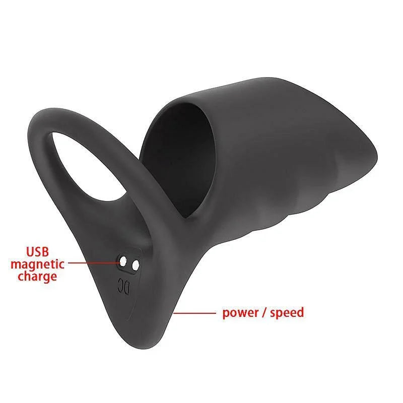 Surge Vibrating Penis Sleeve Cock Ring - Take A Peek