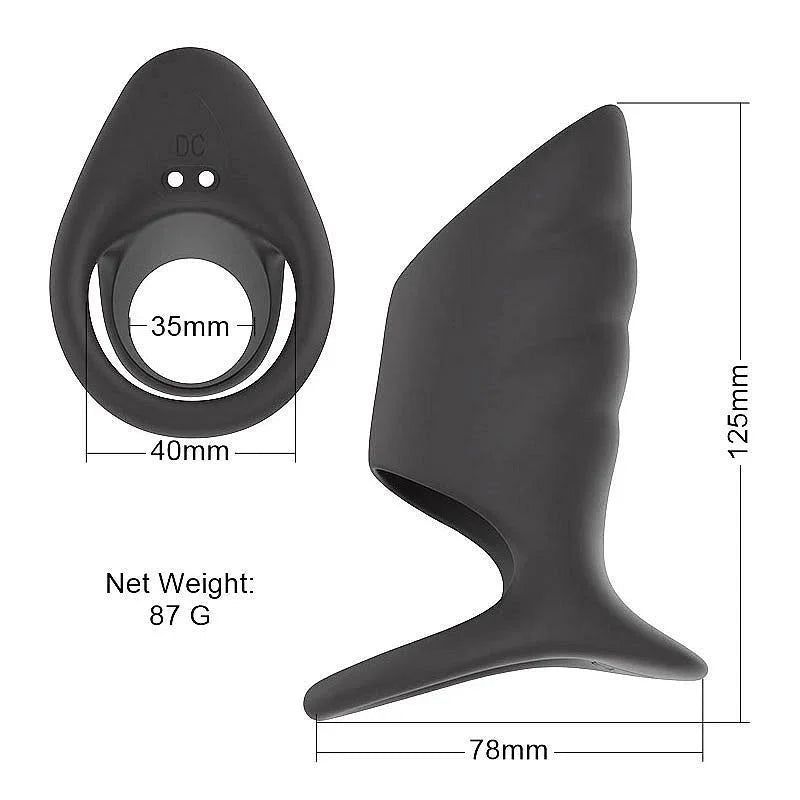 Surge Vibrating Penis Sleeve Cock Ring - Take A Peek