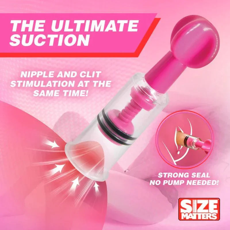 MAXtwist Clit Nipple Sucker Set 3 Pc Pink - Take A Peek