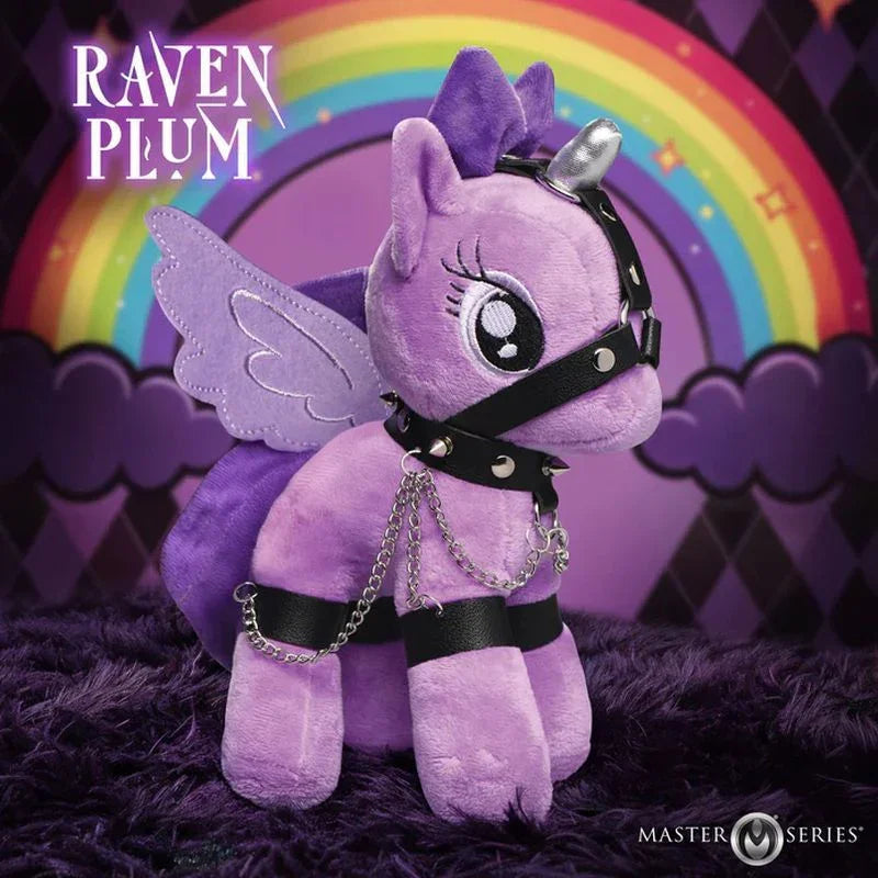 Raven Plum Bondage Pony - Take A Peek