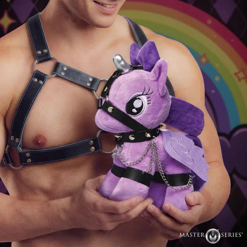 Raven Plum Bondage Pony - Take A Peek