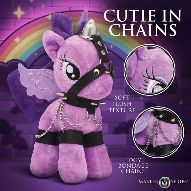 Raven Plum Bondage Pony - Take A Peek