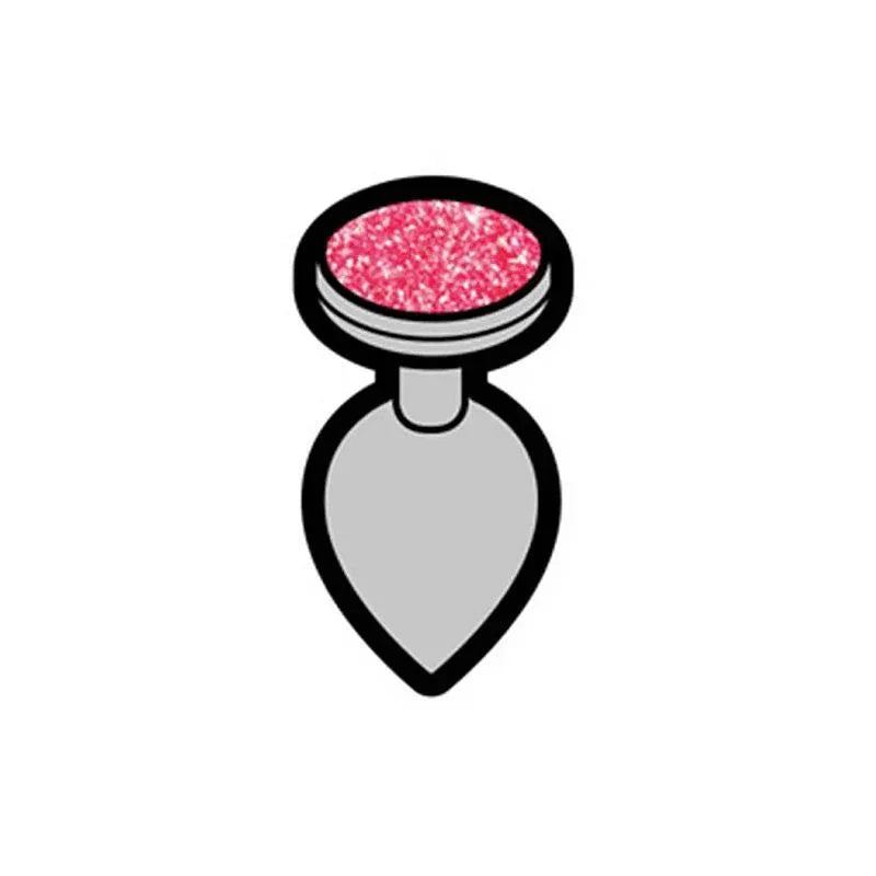 Gem Butt Plug Enamel Pin - Take A Peek