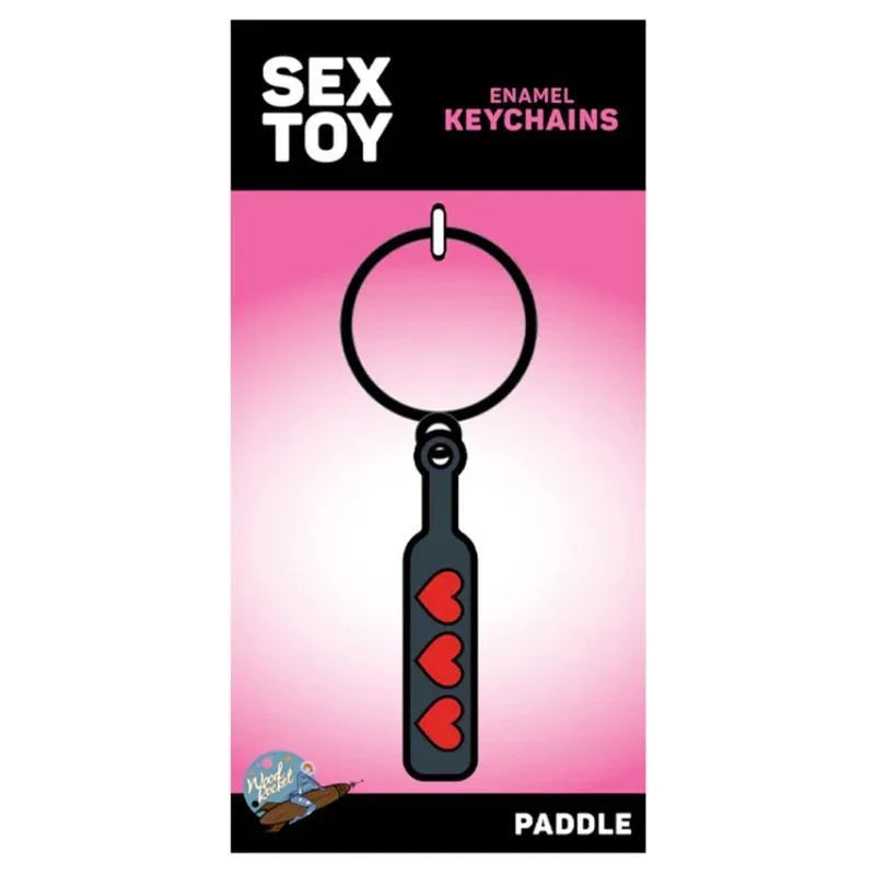 Hearts Paddle Keychain - Take A Peek