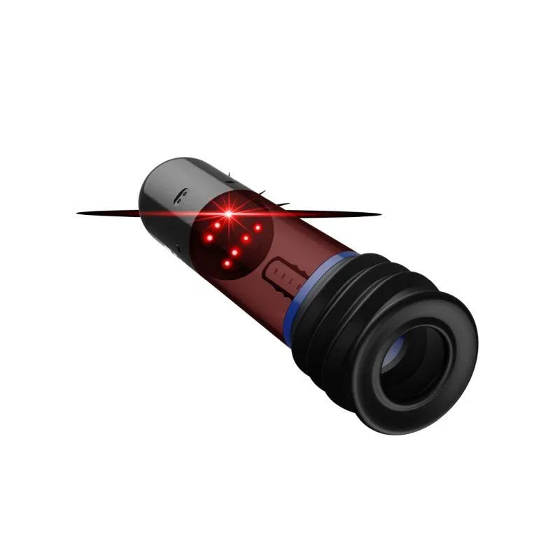 ISP90 Curve Infrared Automatic LCD Penis Pump Blue - Take A Peek