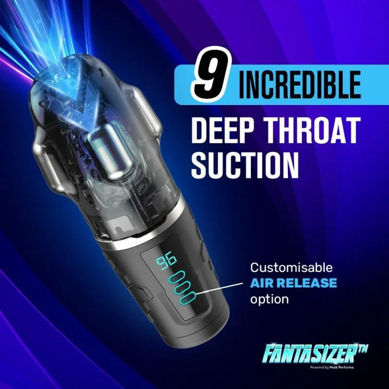 Hypershaker Automatic App Controlled LCD Masturbator Black - Take A Peek