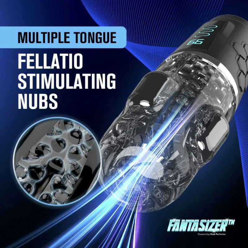 Hypershaker Automatic App Controlled LCD Masturbator Black - Take A Peek