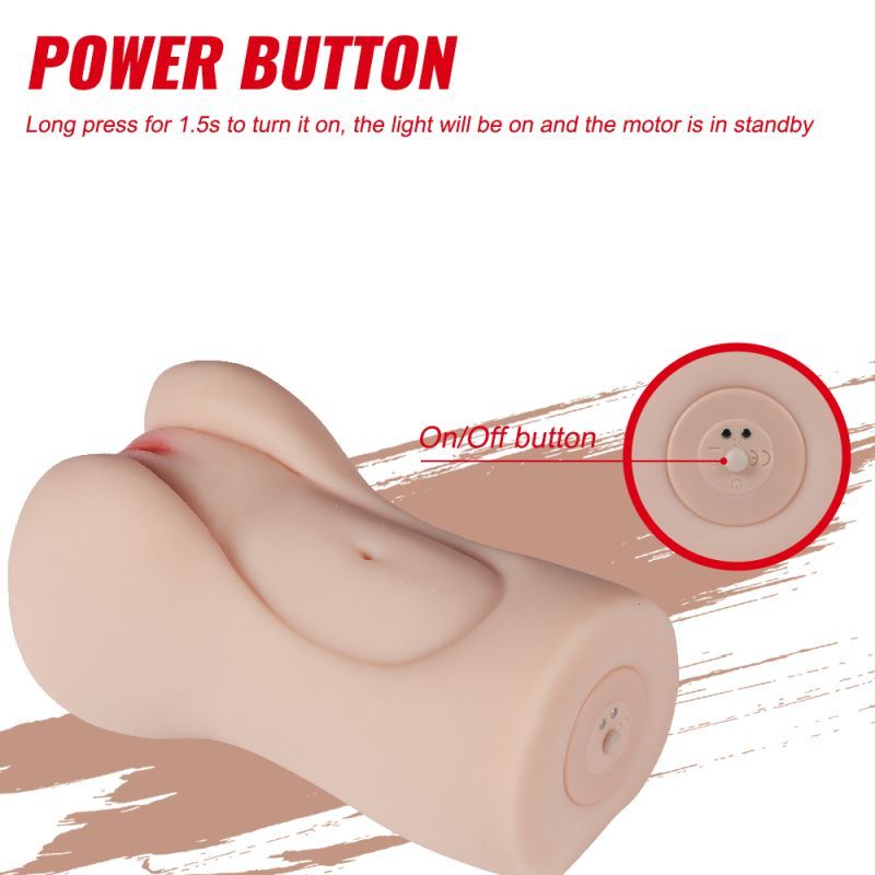 Aggie Realistic Vibrating Vaginal Masturbator - Take A Peek