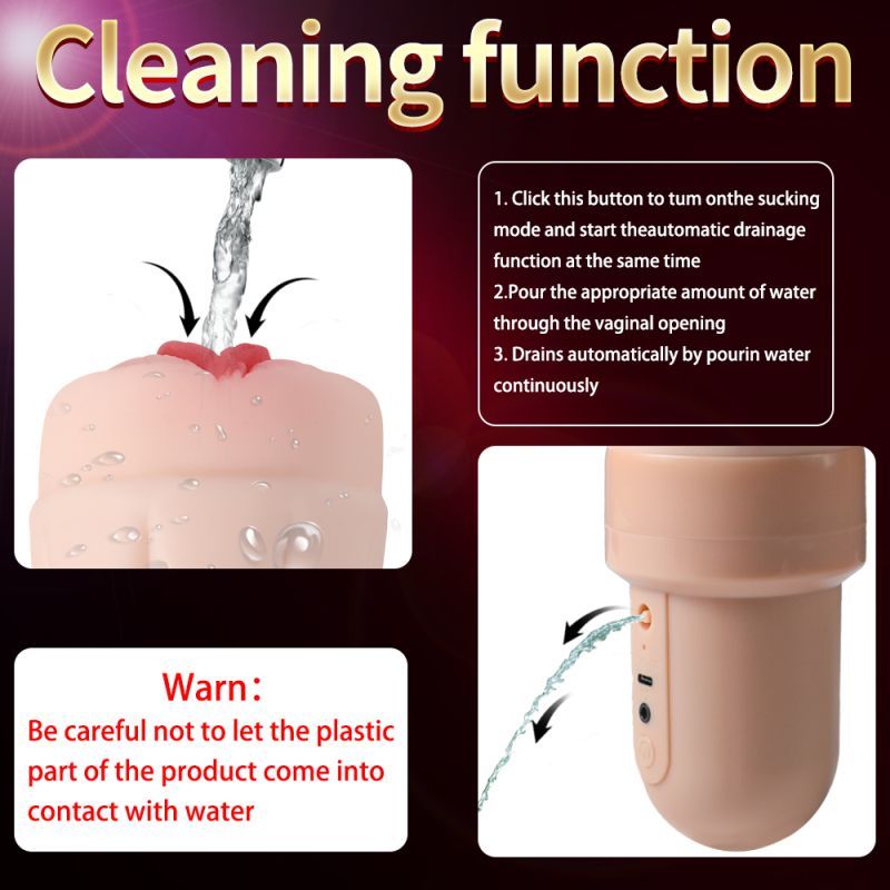 Suctroker Dual Density Vibrating Sucking Vaginal Masturbator V2 - Take A Peek