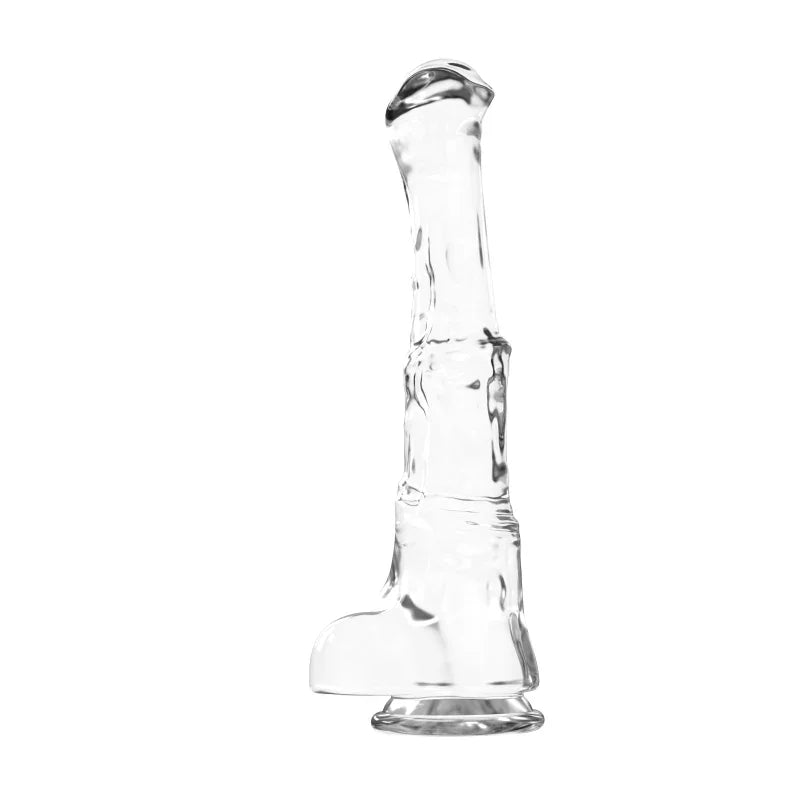 Duke Horse Dong w Balls Clear XXL - Take A Peek