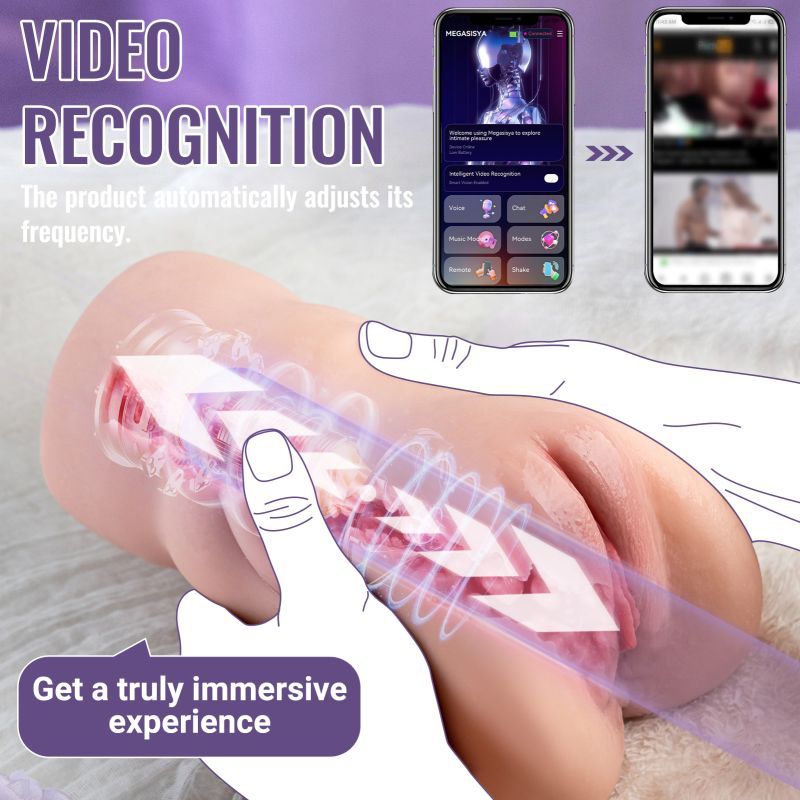 Sora App Controlled Thrusting Vibrating Realistic Vaginal Masturbator - Take A Peek