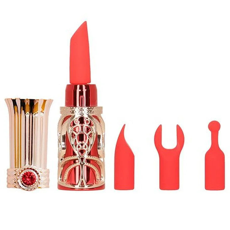 Ruby Kiss 4 In 1 Lipstick Vibrator - Take A Peek