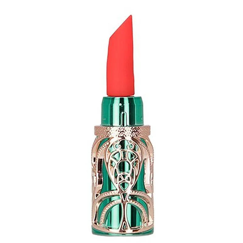 Emerald Kiss 4 In 1 Lipstick Vibrator - Take A Peek