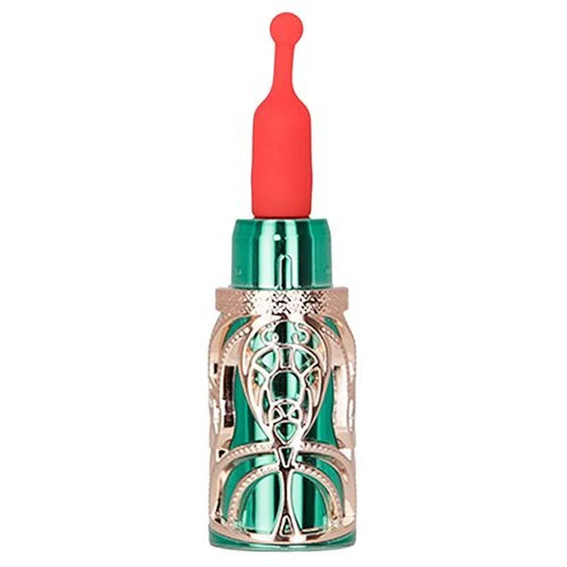 Emerald Kiss 4 In 1 Lipstick Vibrator - Take A Peek