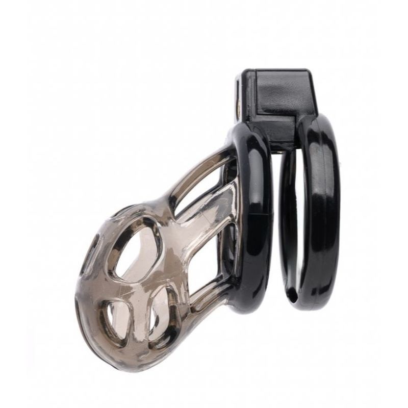 Gladiator Size 1 Soft Cock Cage with Pussification Plug - Take A Peek