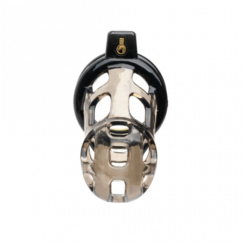 Gladiator Size 1 Soft Cock Cage with Pussification Plug - Take A Peek