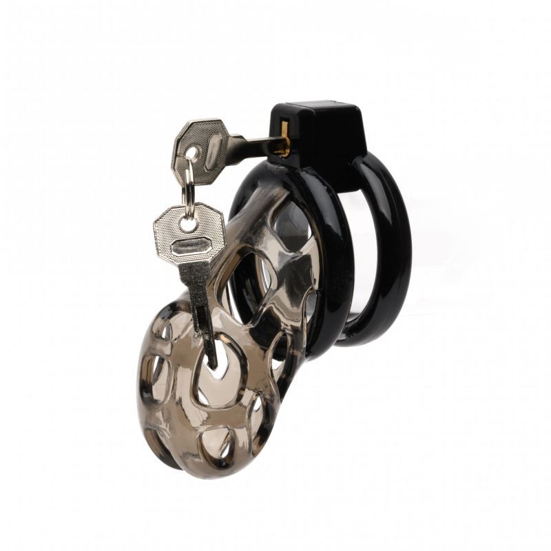 Gladiator Size 1 Soft Cock Cage with Pussification Plug - Take A Peek
