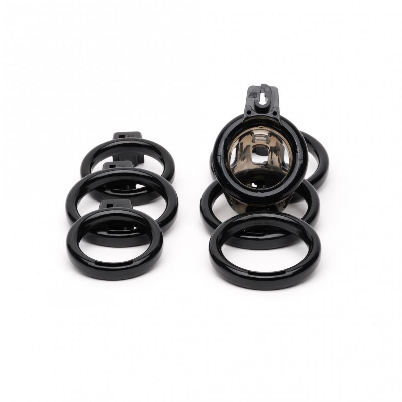 Gladiator Size 1 Soft Cock Cage with Pussification Plug - Take A Peek