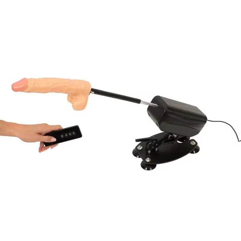 Deluxe Sex Machine with Remote Control and Accessories - Take A Peek