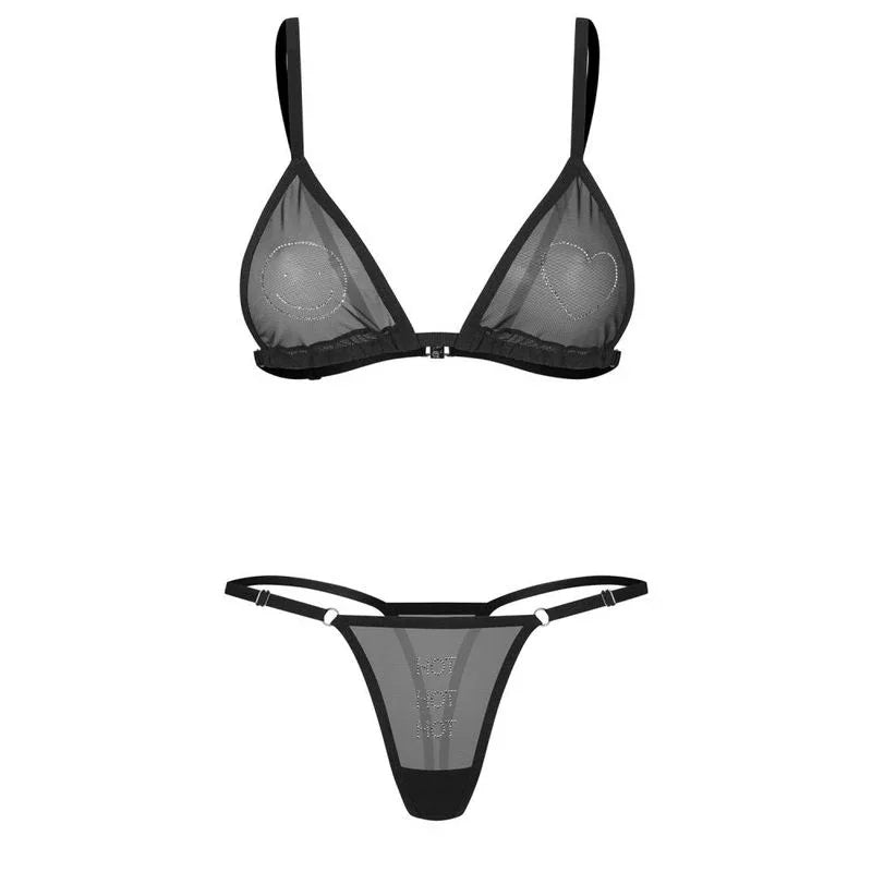 Wet Me 2 Pc Bra Panty Set - Take A Peek