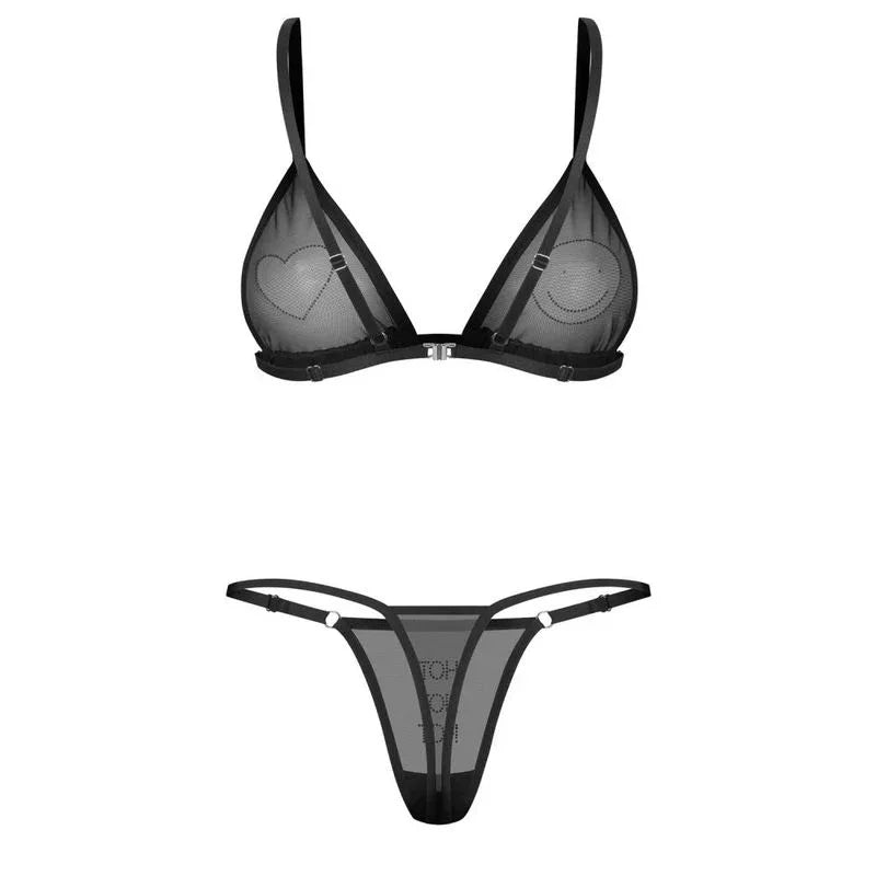 Wet Me 2 Pc Bra Panty Set - Take A Peek
