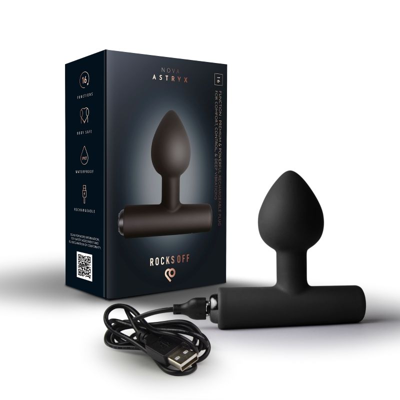 Nova Astryx Butt Plug Vibrator Black - Take A Peek