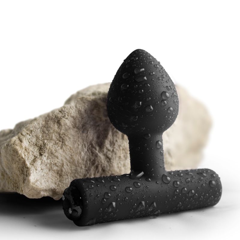 Nova Solaris Tapered Butt Plug Vibrator Black - Take A Peek
