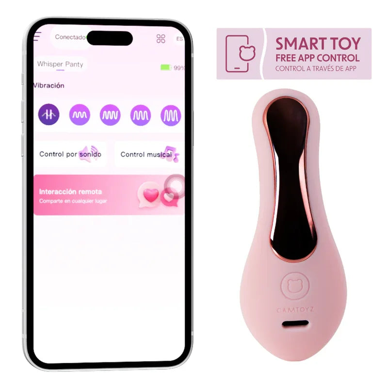 Whisper Silent App Controlled Panty Vibrator - Take A Peek