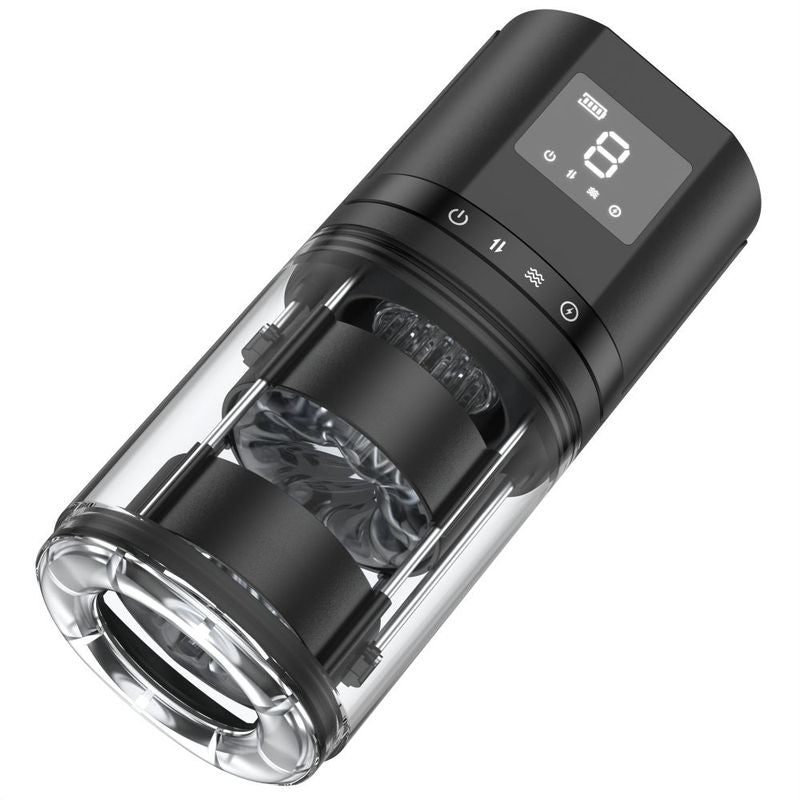 VanGuard LCD Auto Thrusting and Vibrating Masturbator
