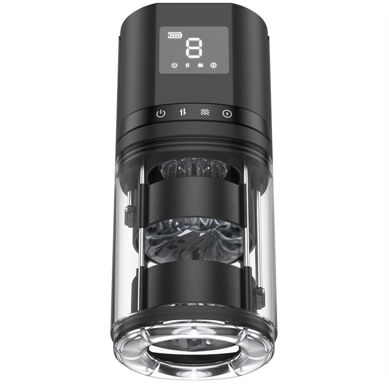 VanGuard LCD Auto Thrusting and Vibrating Masturbator
