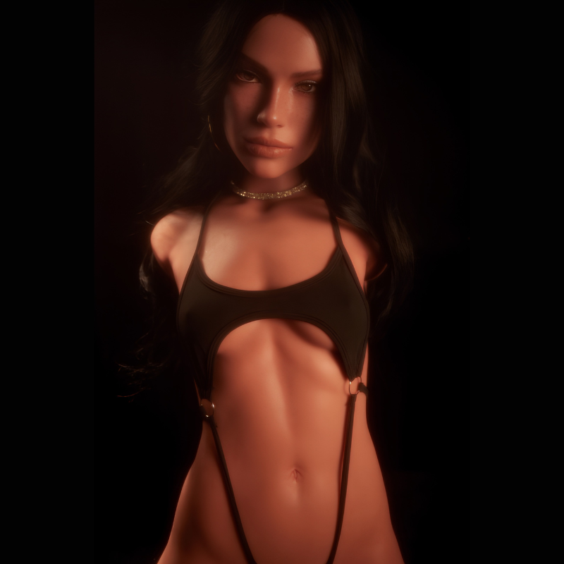 Carmen 80cm Silicone Love Torso w ROS Head
