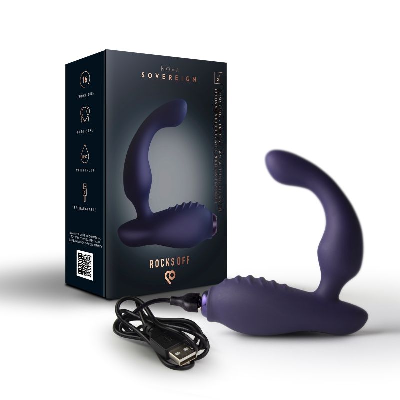 Nova Sovereign Smooth P Spot Vibrator Blue - Take A Peek