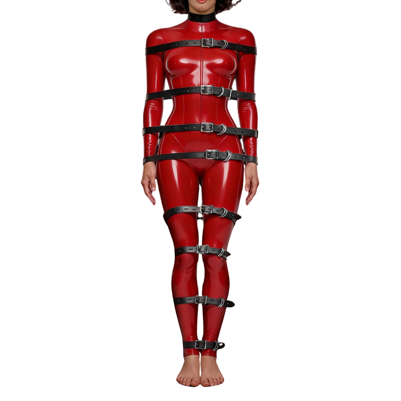 Backbone Full Body Harness Faux Leather