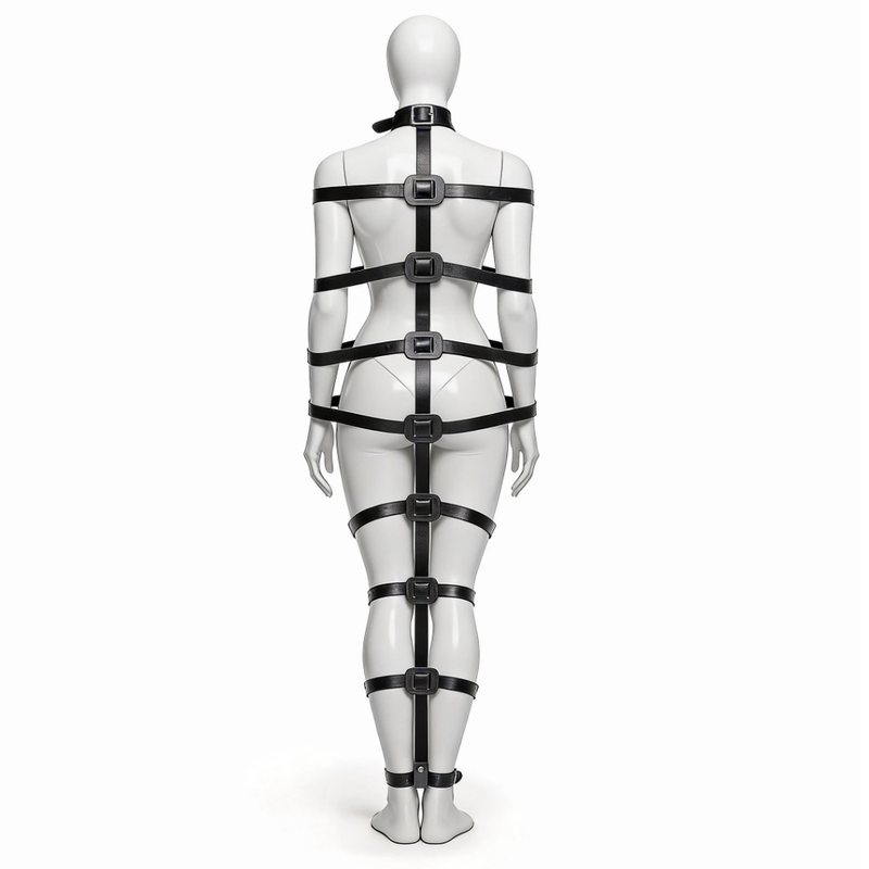 Backbone Full Body Harness Faux Leather