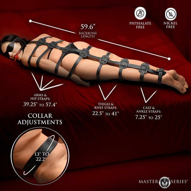 Backbone Full Body Harness Faux Leather