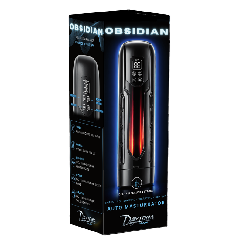 Obsidian Thrusting Sucking Vibrating Heating Masturbator