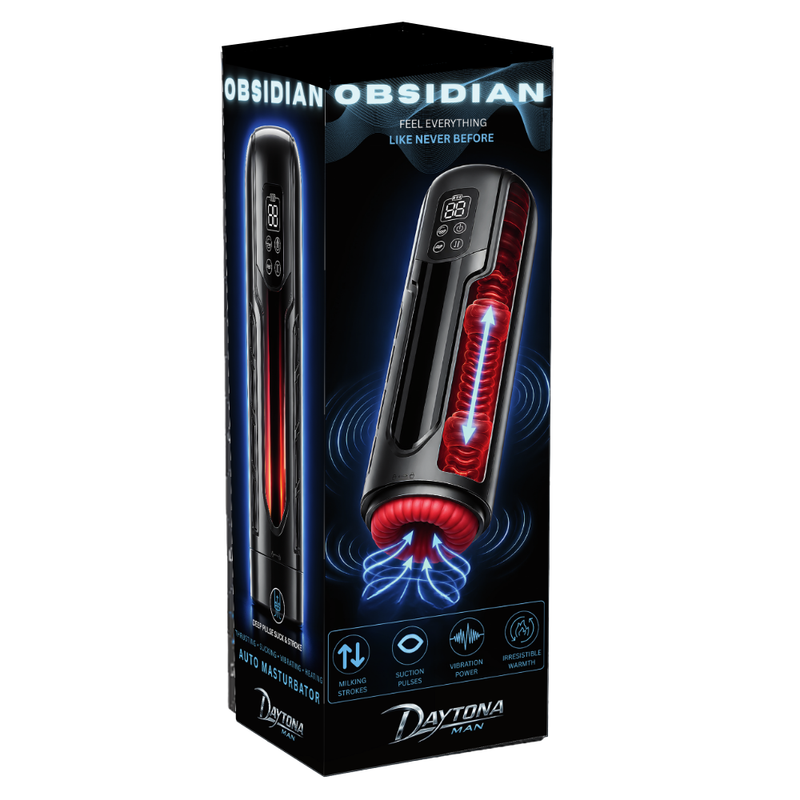 Obsidian Thrusting Sucking Vibrating Heating Masturbator