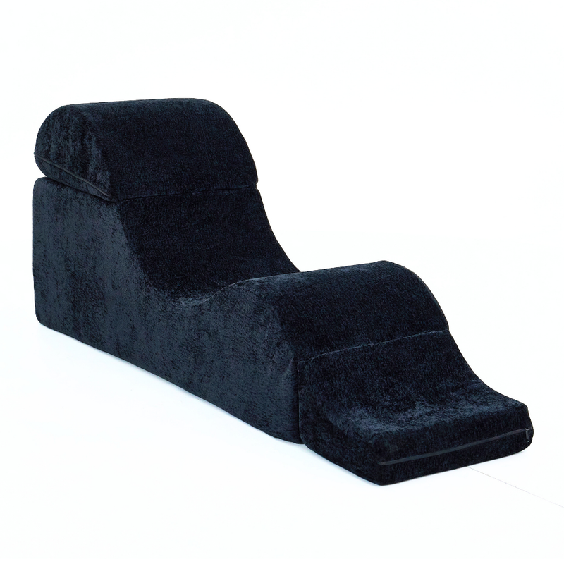 Folding Love Lounge Black