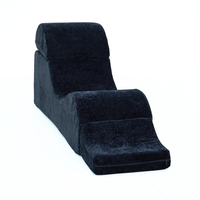 Folding Love Lounge Black