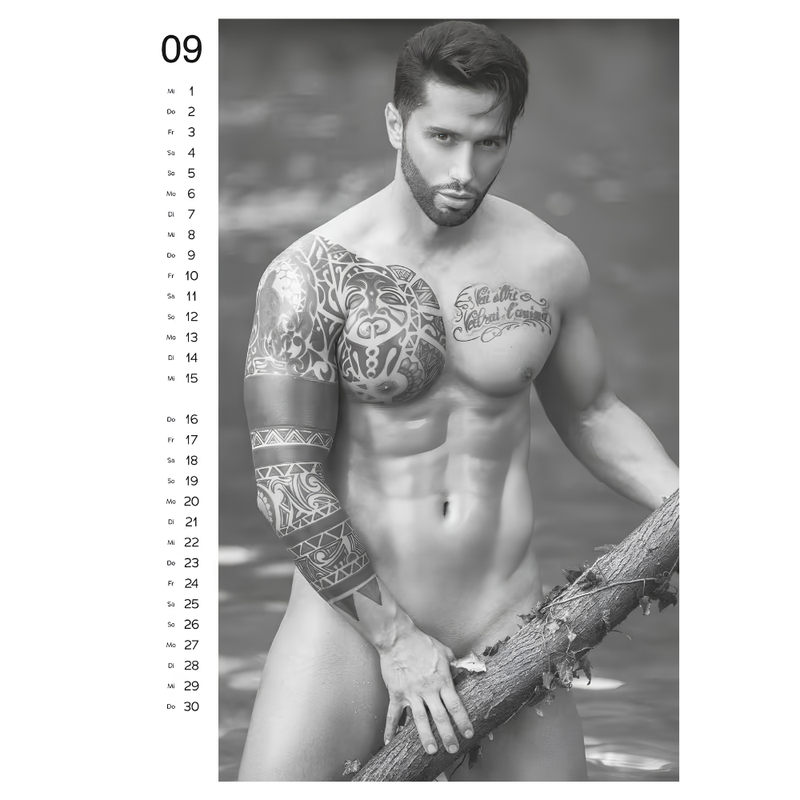 Sexy Men Wall Calendar 2027