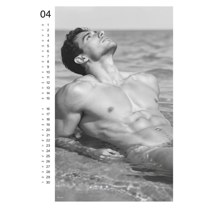 Sexy Men Wall Calendar 2027