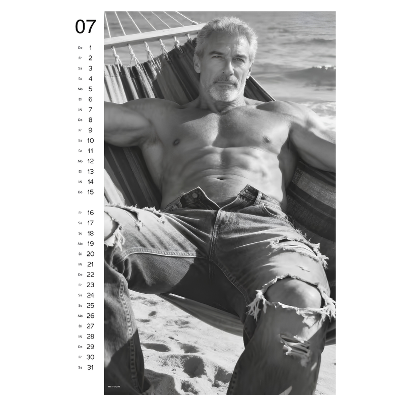 Sexy Men Wall Calendar 2027