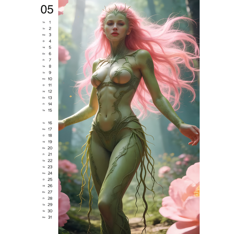 Wild Fantasy Wall Calendar 2027